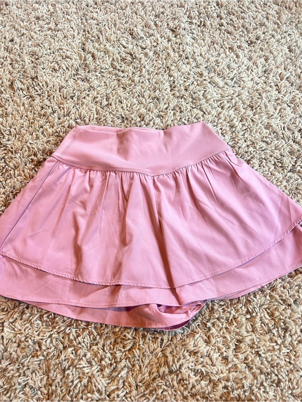 Yogalicious Women’s Pink Layered Shorts